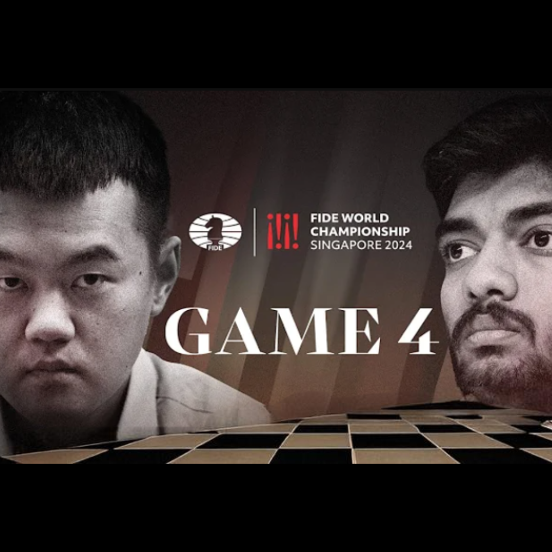 FIDE World Championship Ding, Gukesh Game 4 battle settled in a draw