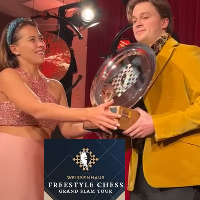 GM Vincent Keymer, the first 2025  Freestyle Chess Champion in Weissenhaus