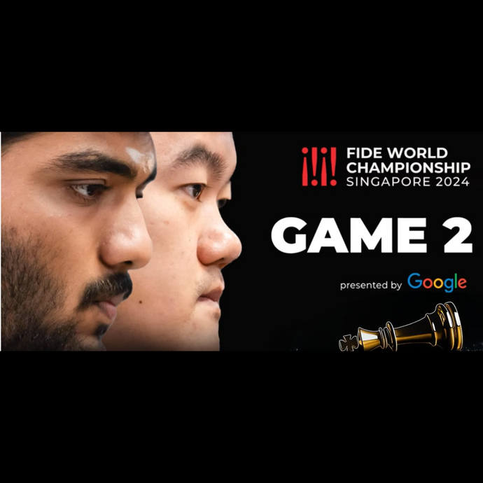 FIDE World Championship - Ding & Gukesh happy with a draw in Game 2