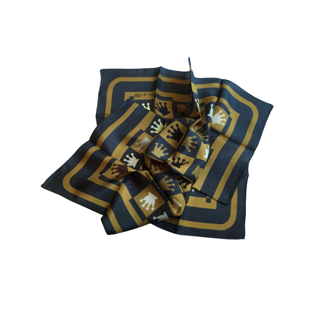 SILK SCARVES - BLACK