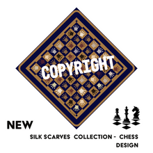 Load image into Gallery viewer, SILK SCARVES - ROYAL BLUE (PRE-ORDER)
